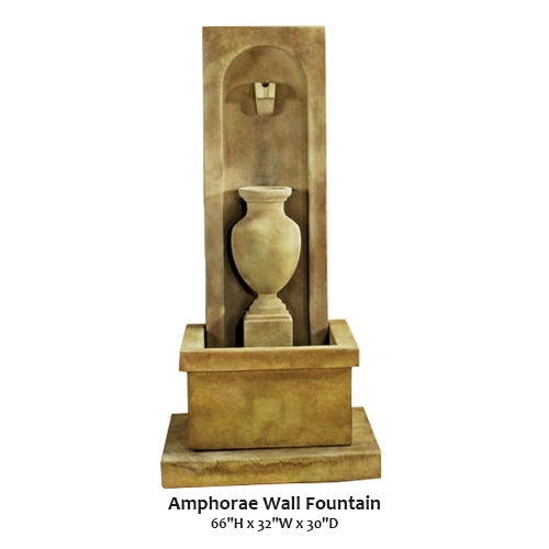 Elegant Amphorae Wall Fountain for a Stunning Outdoor Oasis