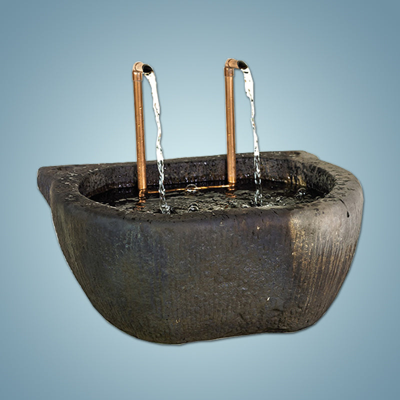 Elegant Angeles Trough Fountain for Your Garden Retreat