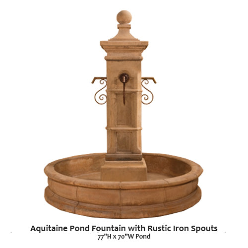 Elegant Aquitaine Pond Fountain for a Serene Water Feature