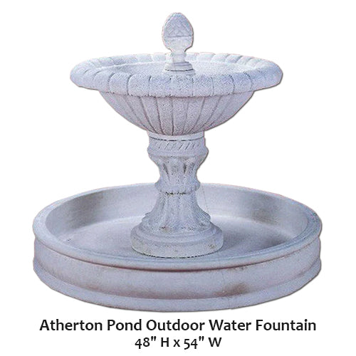 Serene Atherton Pond Outdoor Water Fountain for Tranquil Spaces