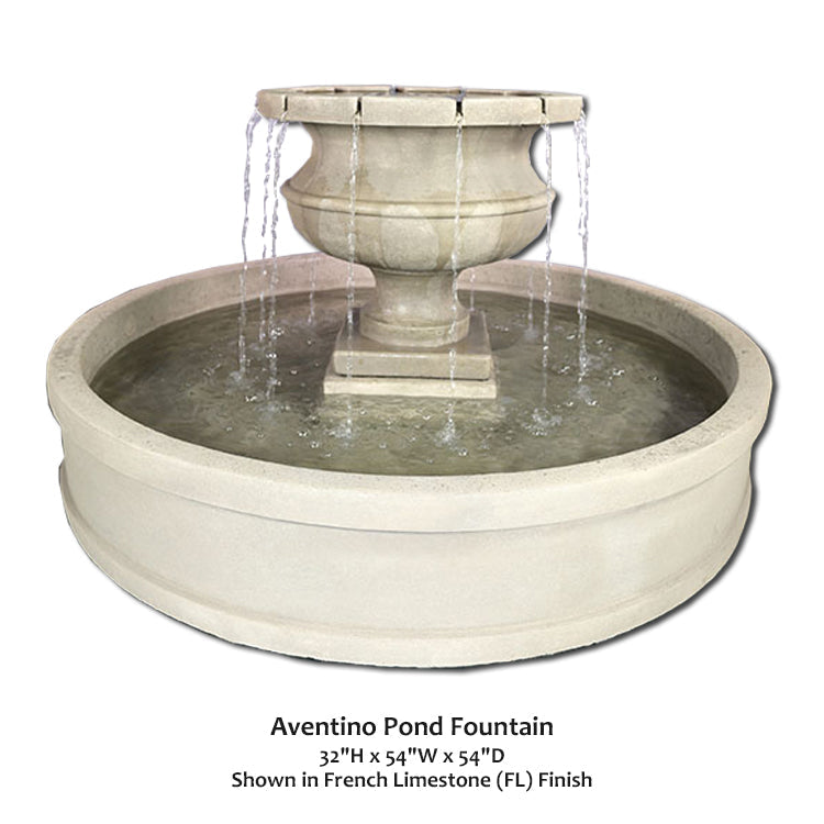 Enchanting Aventino Pond Fountain for Your Garden Oasis