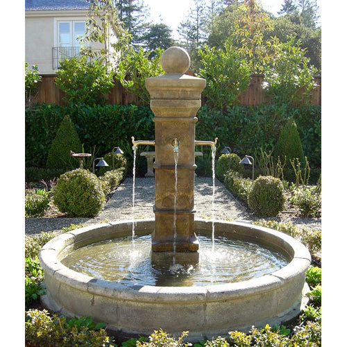 Elegant Avignon Pond Fountain with Graceful Spouts