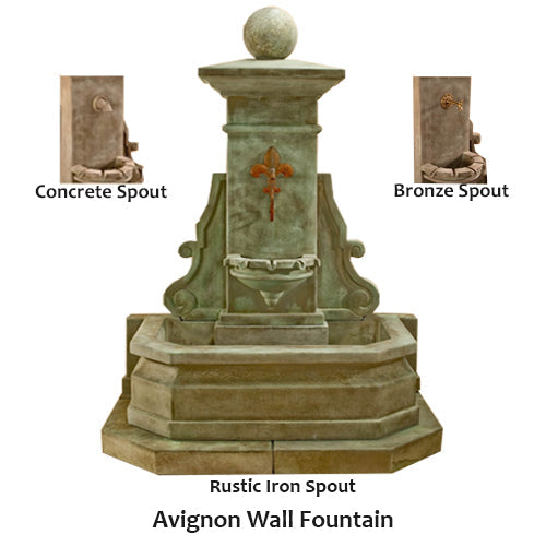 Charming Avignon Wall Fountain for Elegant Outdoor Spaces