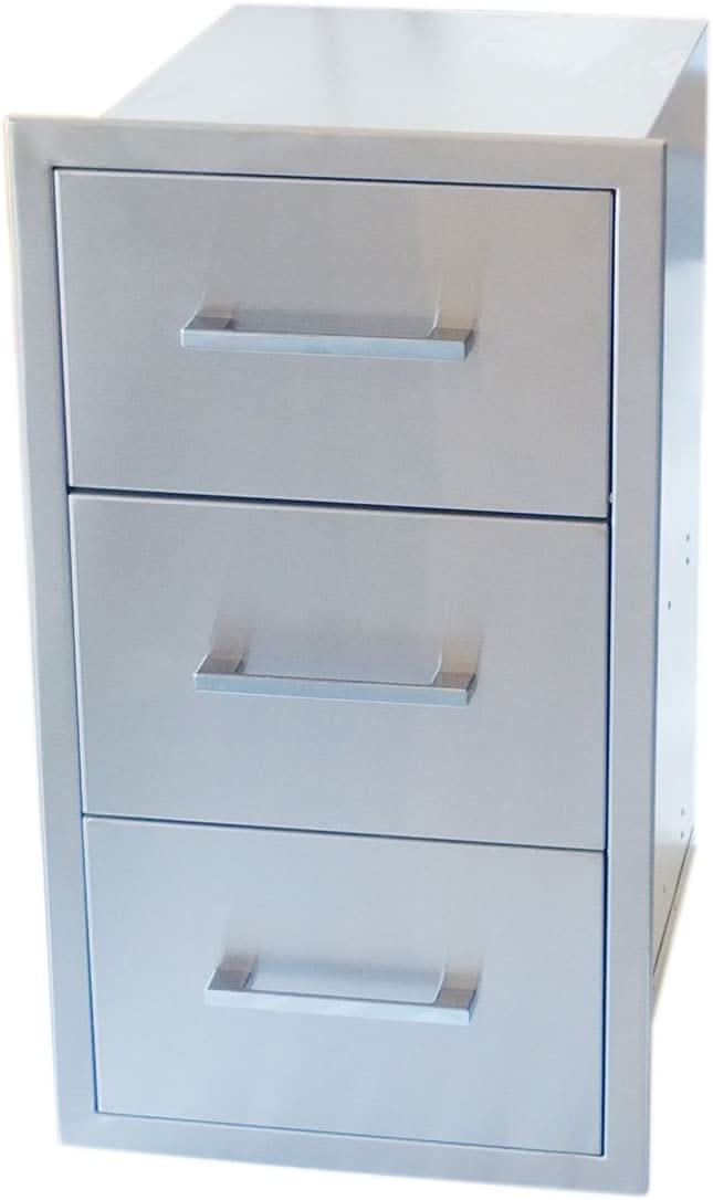 Sunstone 17" Belved Frame Paper Towel Drawer Combo - BA-DPCF17