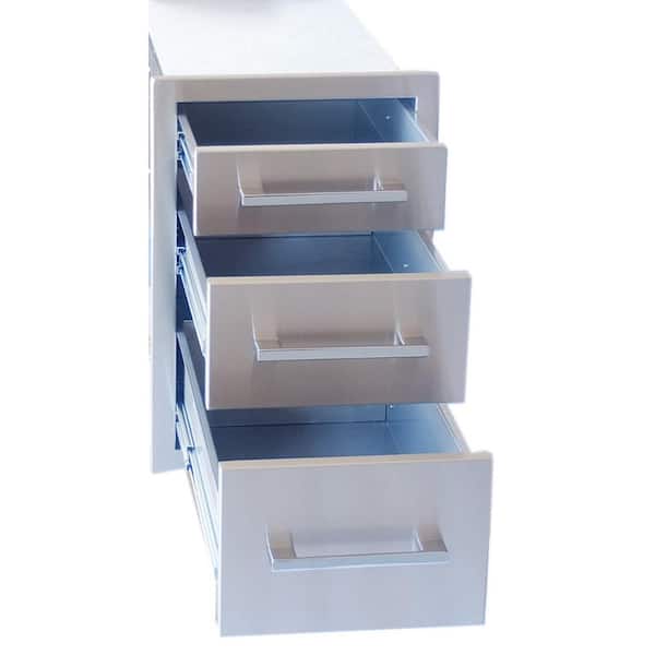 Sunstone 18" Beveled Frame Triple Drawer - BA-TD18
