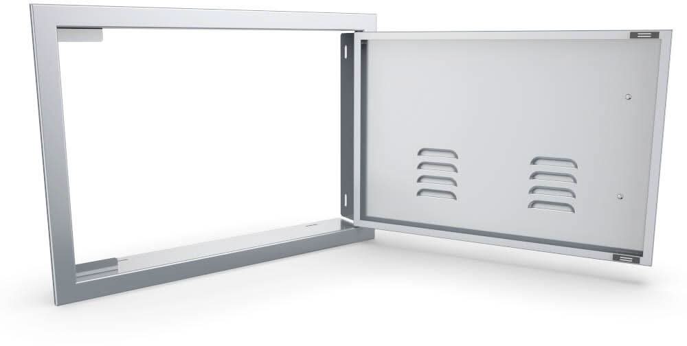 Sunstone Signature Beveled Right Hinge Single with Vents - BA-VDHR1420