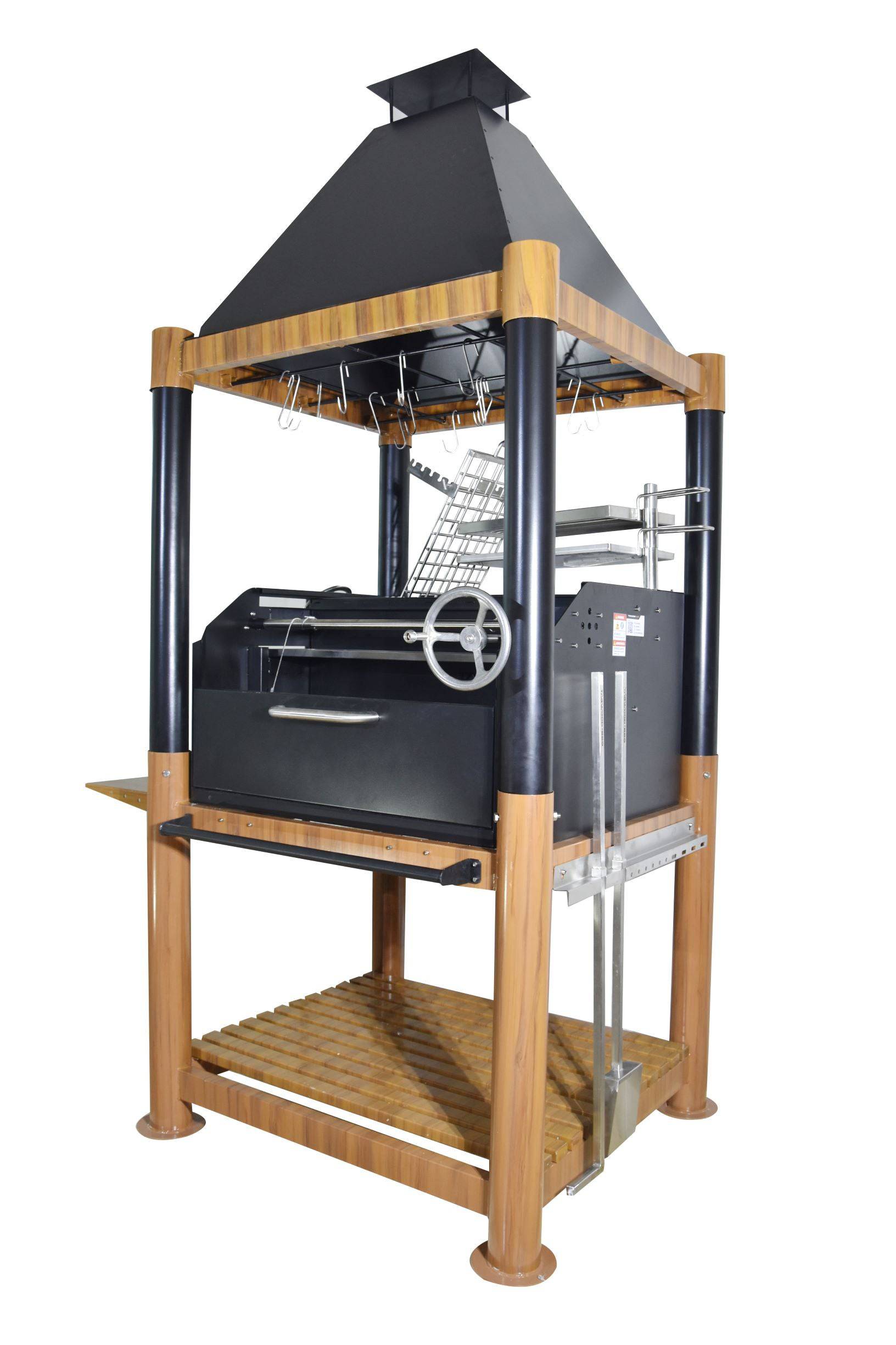 Tagwood BBQ Argentine Santa Maria Style Wood Fire & Charcoal Gaucho Grill | BBQ02SI-- PRE-ORDER