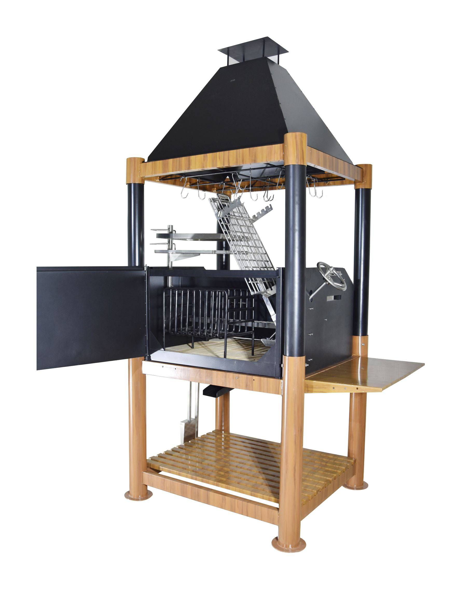 Tagwood BBQ Argentine Santa Maria Style Wood Fire & Charcoal Gaucho Grill | BBQ02SI-- PRE-ORDER