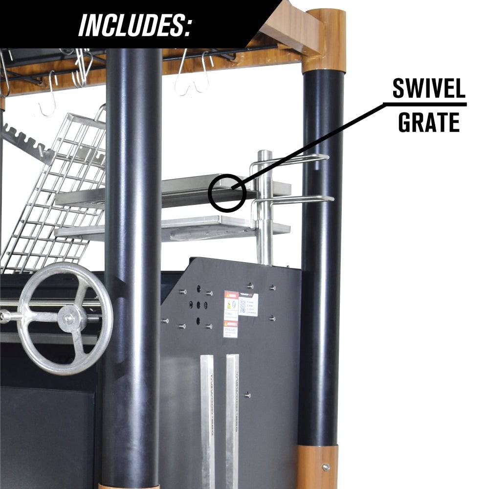 Tagwood BBQ Argentine Santa Maria Style Wood Fire & Charcoal Gaucho Grill | BBQ02SI-- PRE-ORDER