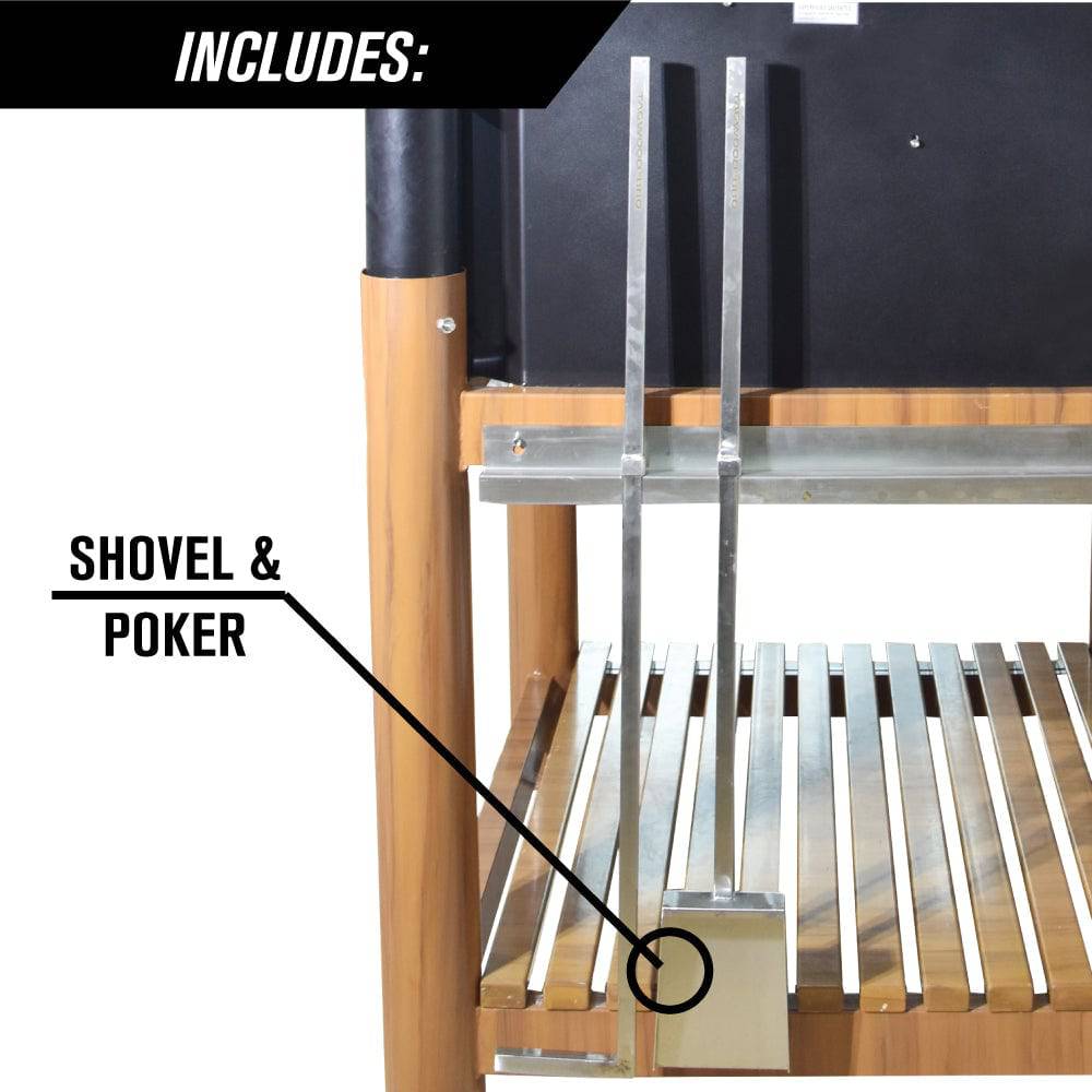 Tagwood BBQ Argentine Santa Maria Style Wood Fire & Charcoal Gaucho Grill | BBQ02SI-- PRE-ORDER