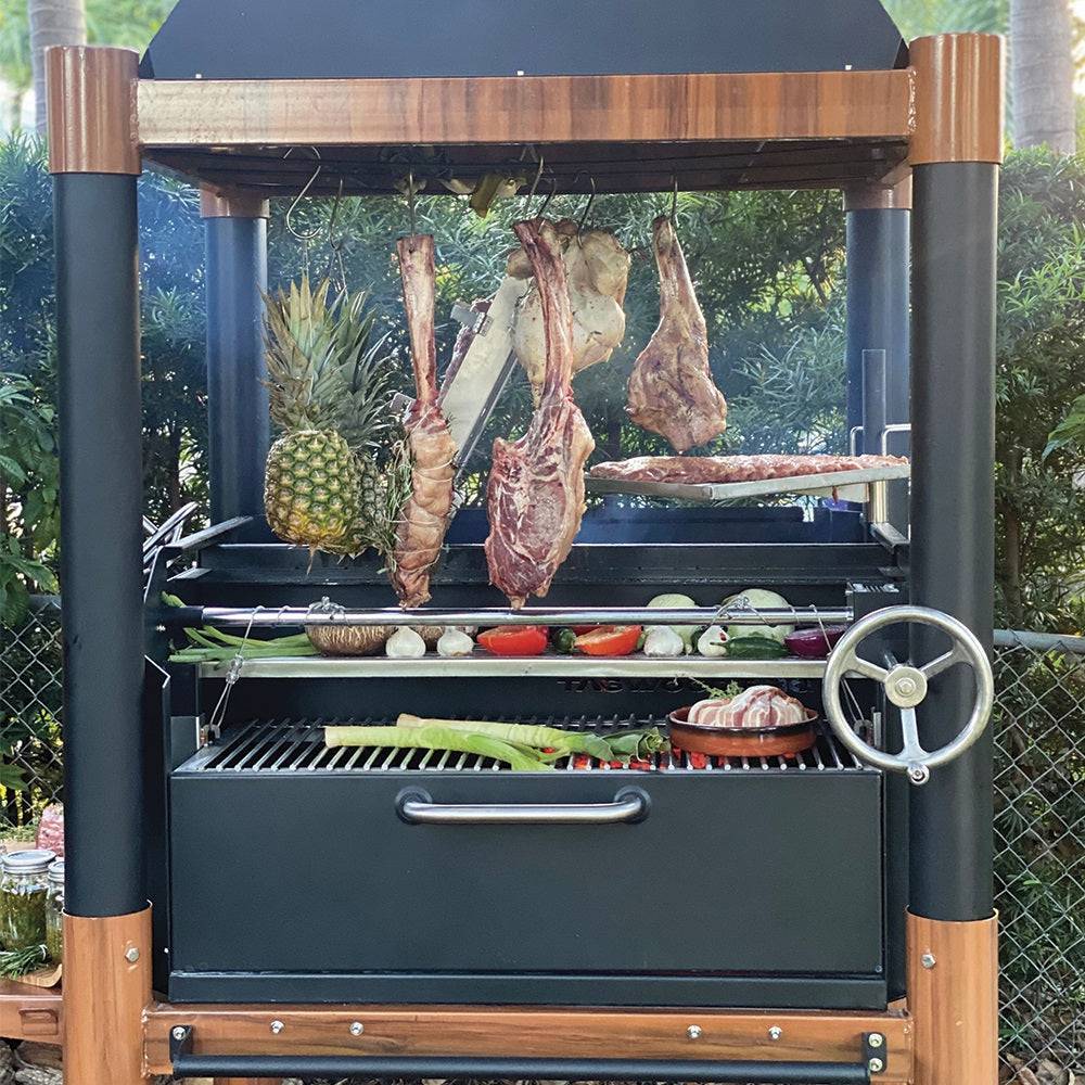Tagwood BBQ Argentine Santa Maria Style Wood Fire & Charcoal Gaucho Grill | BBQ02SI-- PRE-ORDER