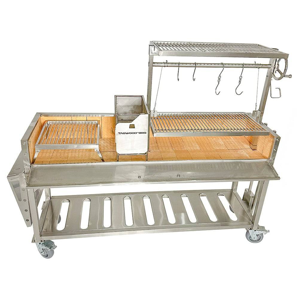 Tagwood BBQ Argentine Santa Maria Wood Fire & Charcoal Gaucho Grill | BBQ06SS --