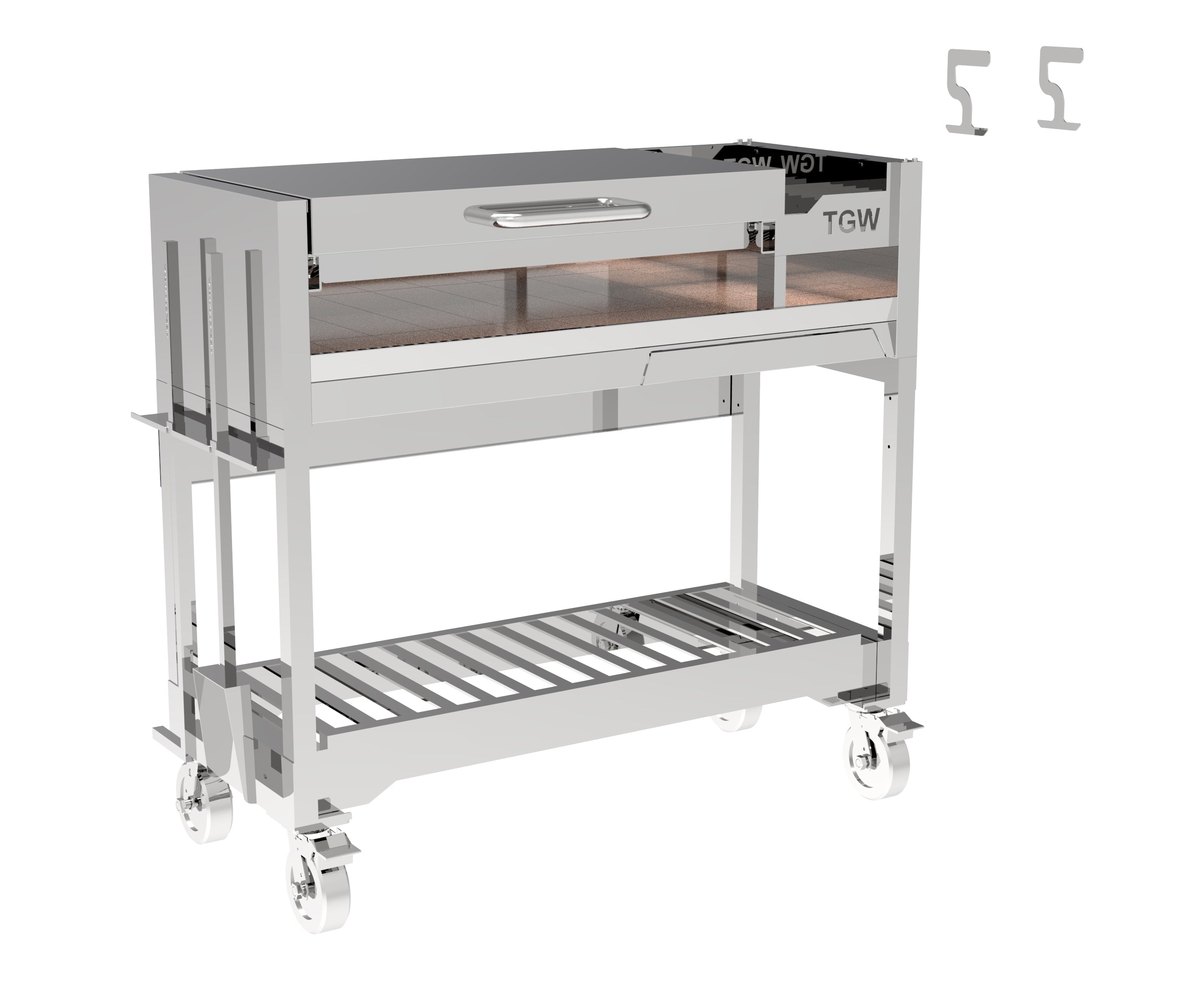Tagwood BBQ Argentine  Wood Fire & Charcoal Gaucho Grill | BBQ18SS--