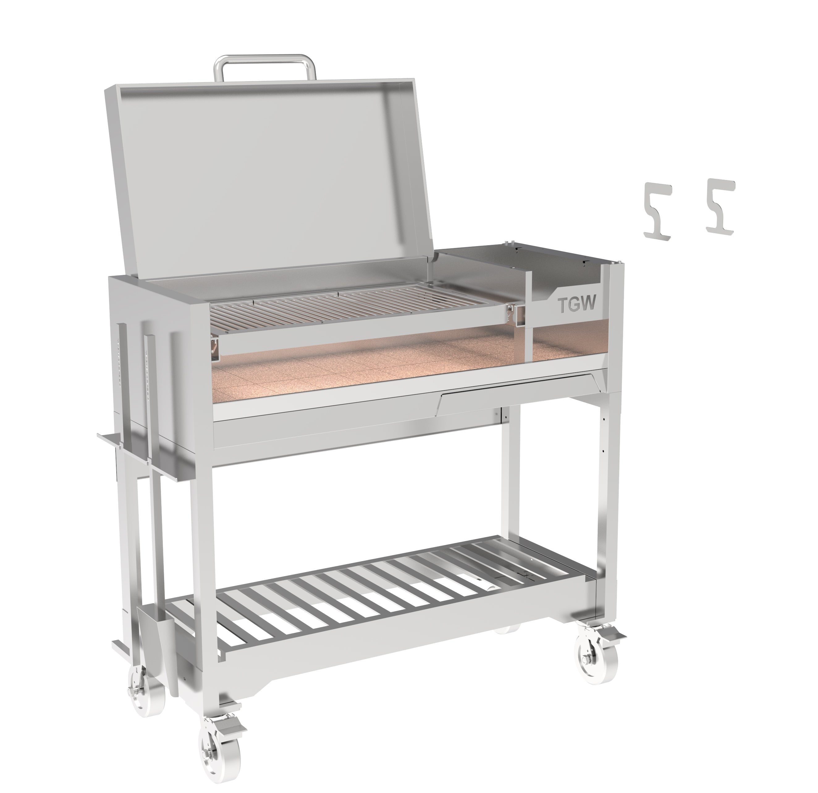 Tagwood BBQ Argentine  Wood Fire & Charcoal Gaucho Grill | BBQ18SS--