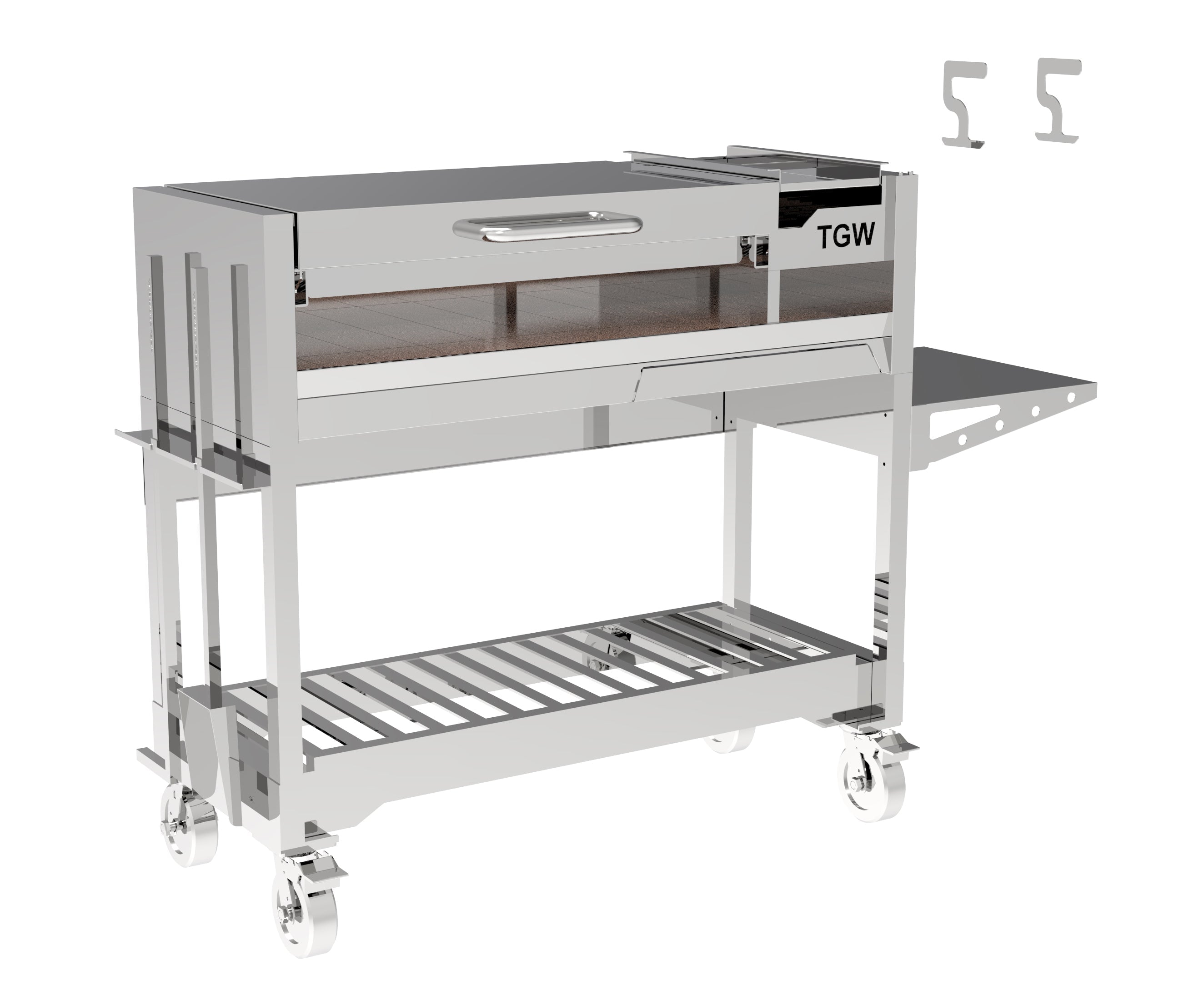 Tagwood BBQ Argentine  Wood Fire & Charcoal Gaucho Grill | BBQ18SS--