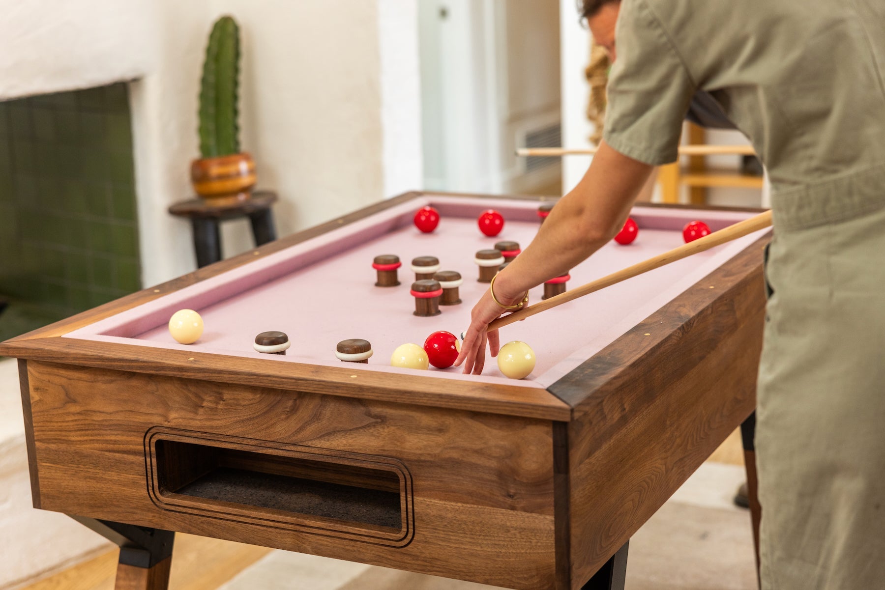 Sean Woolsey Woolsey Bumper Pool Table Small And Fun Game For Any Room