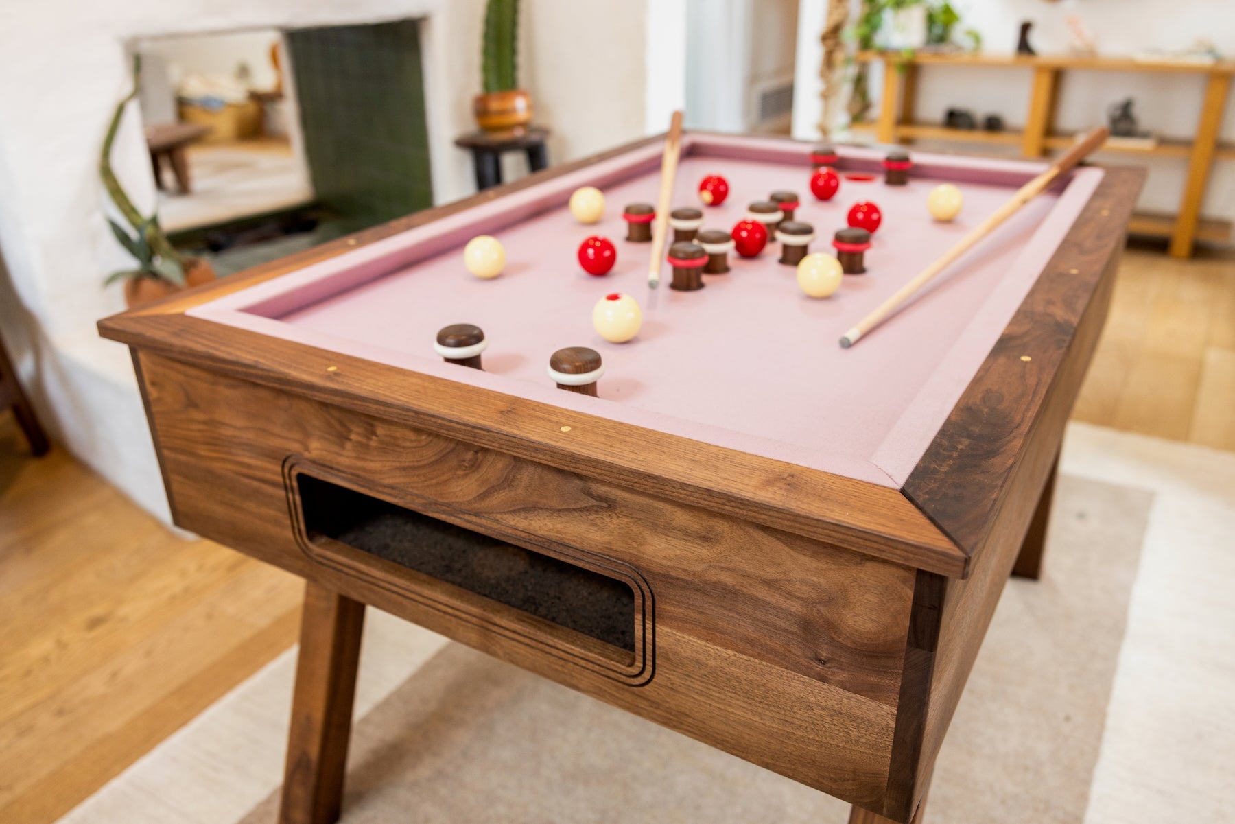 Sean Woolsey Woolsey Bumper Pool Table Small And Fun Game For Any Room