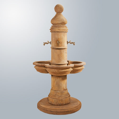 Elegant Beaumont Fountain with Stunning Bronze Spouts