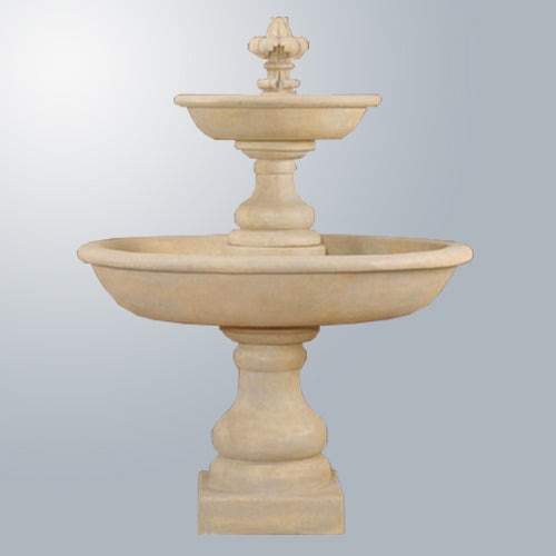 Elegant Belair Two-Tier Outdoor Water Fountain for Serene Gardens