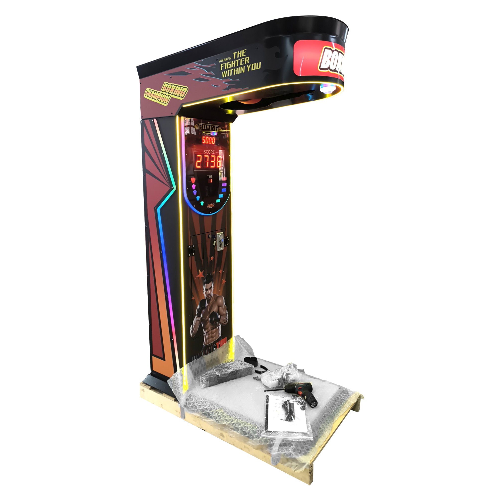 Creative Arcades Knockout Challenge | Boxing Arcade Machine - Punch Out Pro