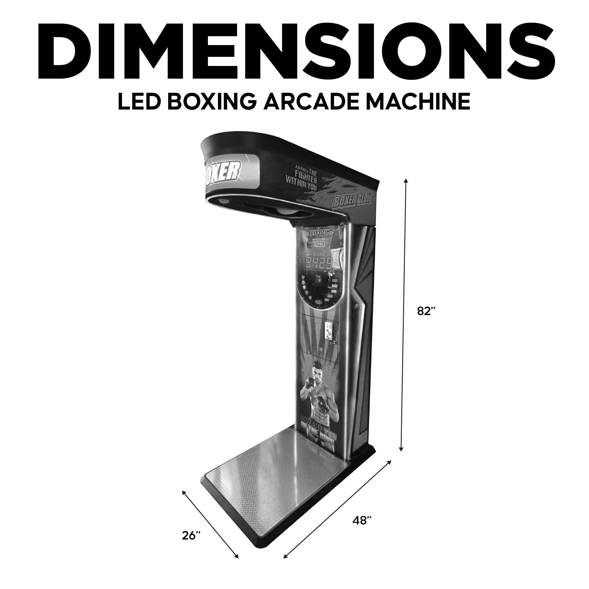 Creative Arcades Knockout Challenge | Boxing Arcade Machine - Punch Out Pro