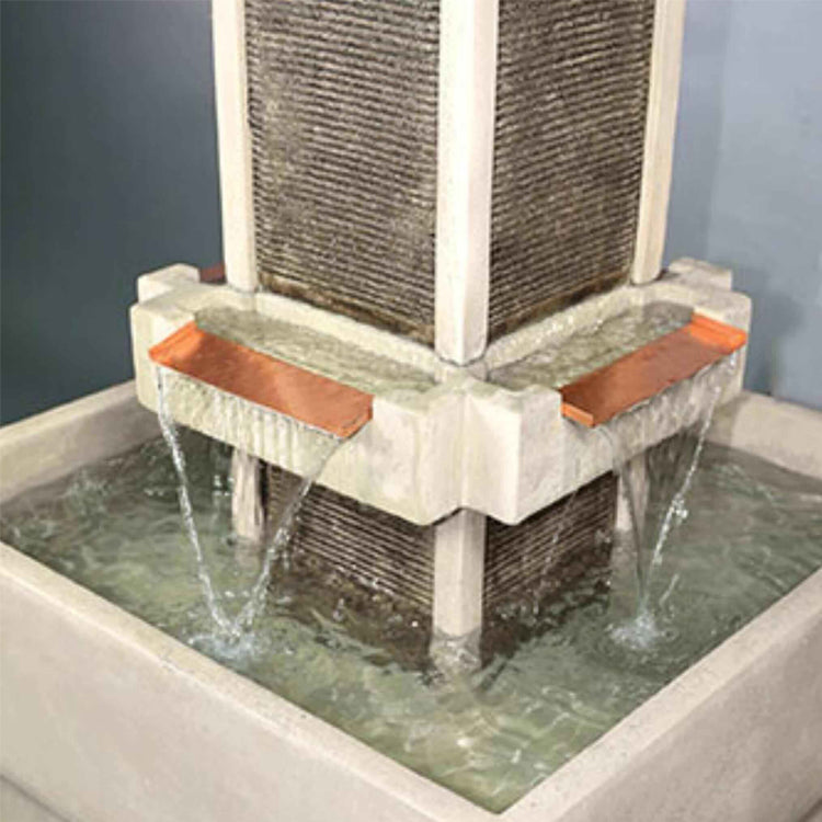 Elegant Brentwood Courtyard Water Fountain
