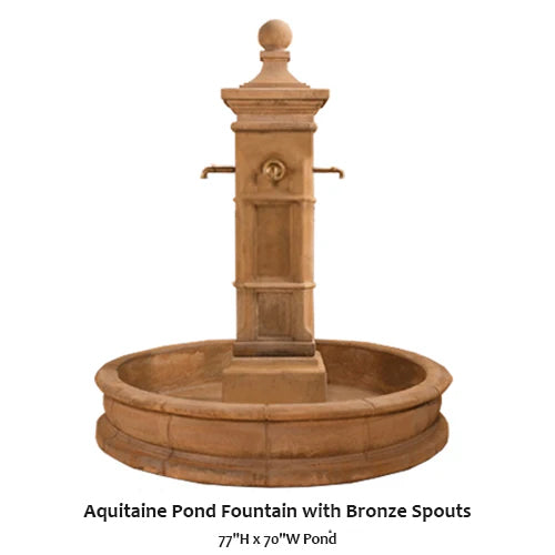 Elegant Aquitaine Pond Fountain for a Serene Water Feature