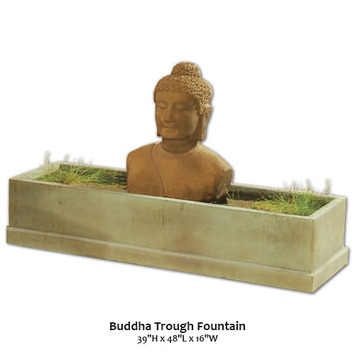 Serene Buddha Trough Water Fountain