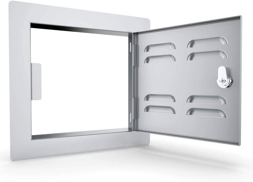 Sunstone Classic Right Hinge Single Access Door with Vents - C-VSDR12
