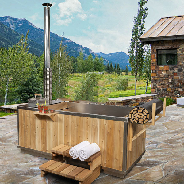 Dundalk Leisurecraft The Starlight Wood Burning Hot Tub-CT372W