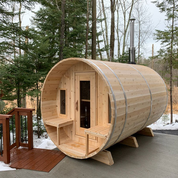 Dundalk Leisurecraft CT Tranquility Barrel Sauna-CTC2345E