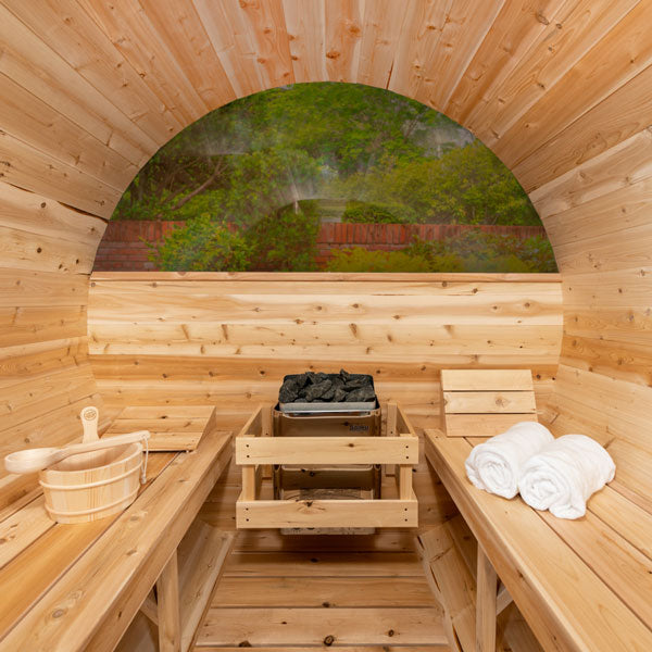 Dundalk Leisurecraft Tranquility MP Barrel Sauna-CTC2345MPE