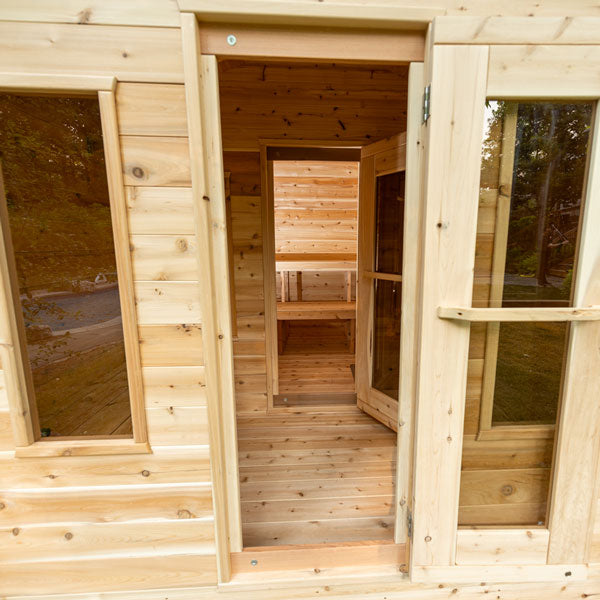 Dundalk Leisurecraft CT Georgian Cabin Sauna with Changeroom-CTC88CE