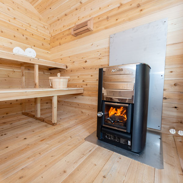 Dundalk Leisurecraft CT Georgian Cabin Sauna with Porch-CTC88PE
