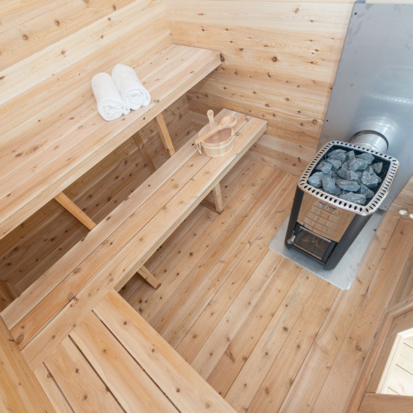 Dundalk Leisurecraft CT Georgian Cabin Sauna with Porch-CTC88PE