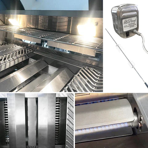 Cal Flame Premium P Series Built-in Grill With Rotisserie And Griddle