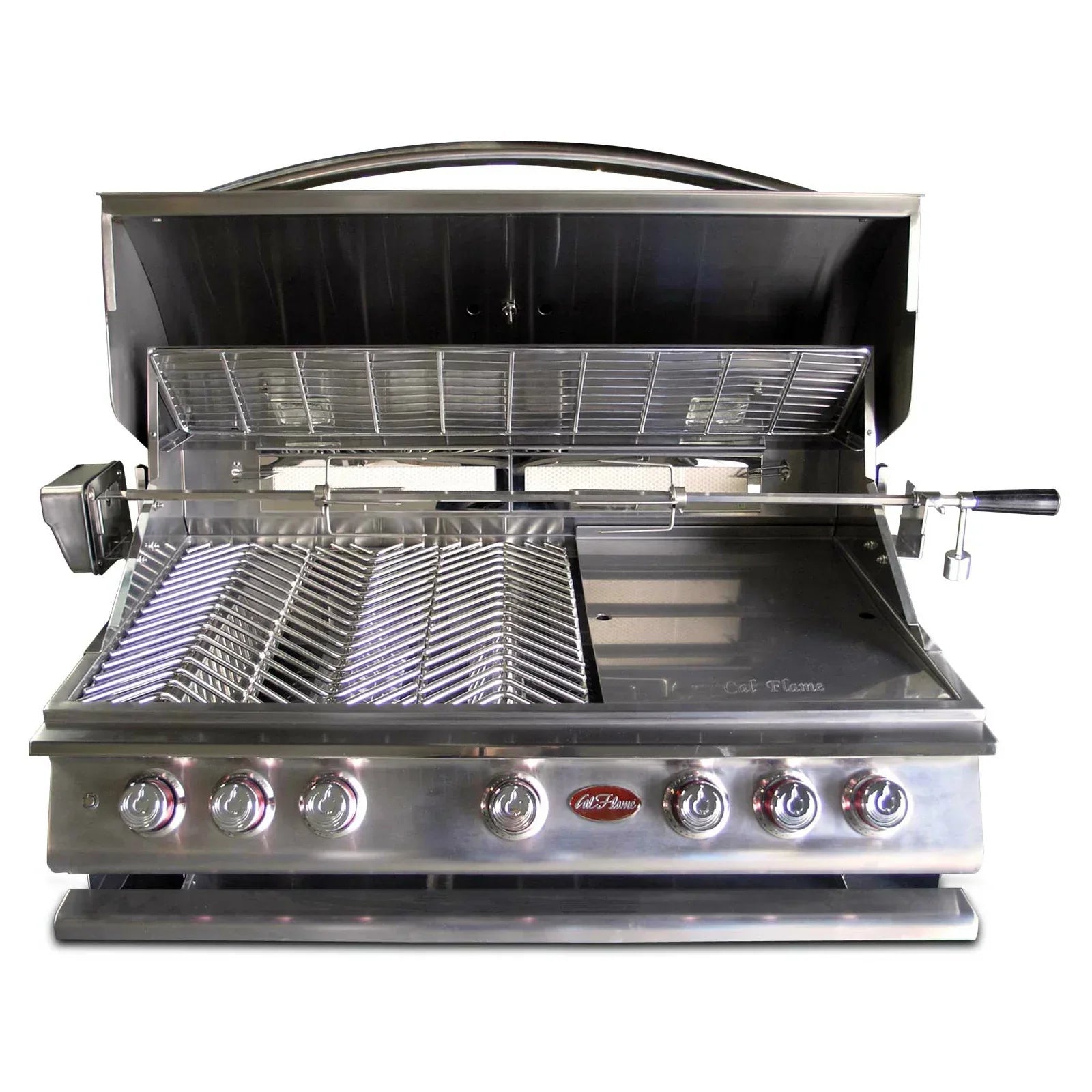 Cal Flame Premium P Series Built-in Grill With Rotisserie And Griddle