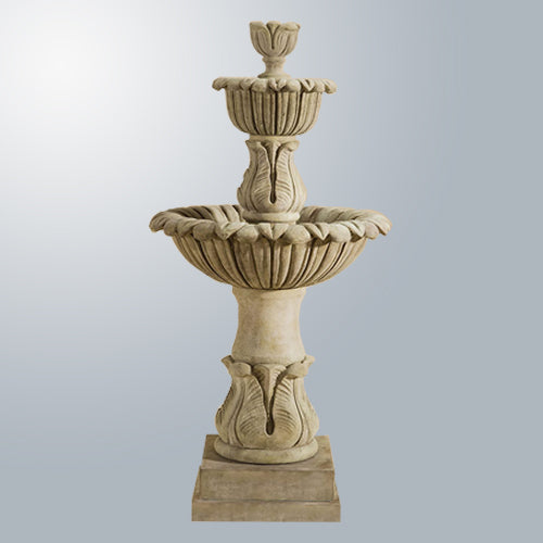 Elegant Calanthia Two-Tier Water Fountain