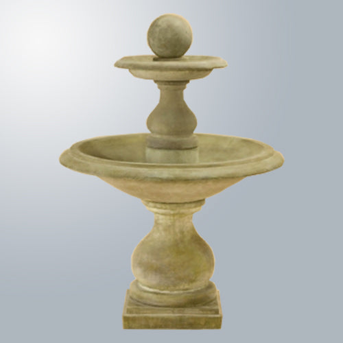 Elegant Carrara Marble Ball Fountain