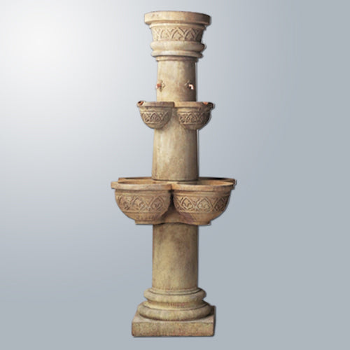 Majestic Cathedral Outdoor Water Fountain - Elevate Your Garden Oasis