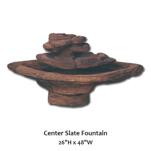Elegant Center Slate Water Fountain