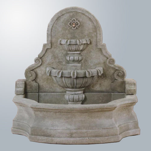 Elegant Chateau Wall Fountain for Serene Outdoor Spaces