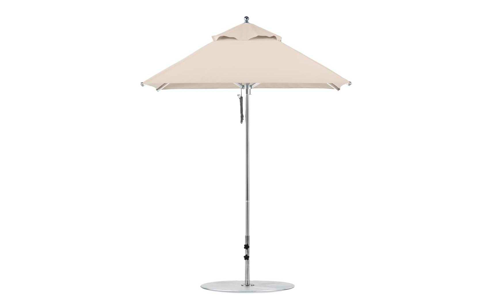 Ledge 6.5' Square Pulley Premier Umbrella