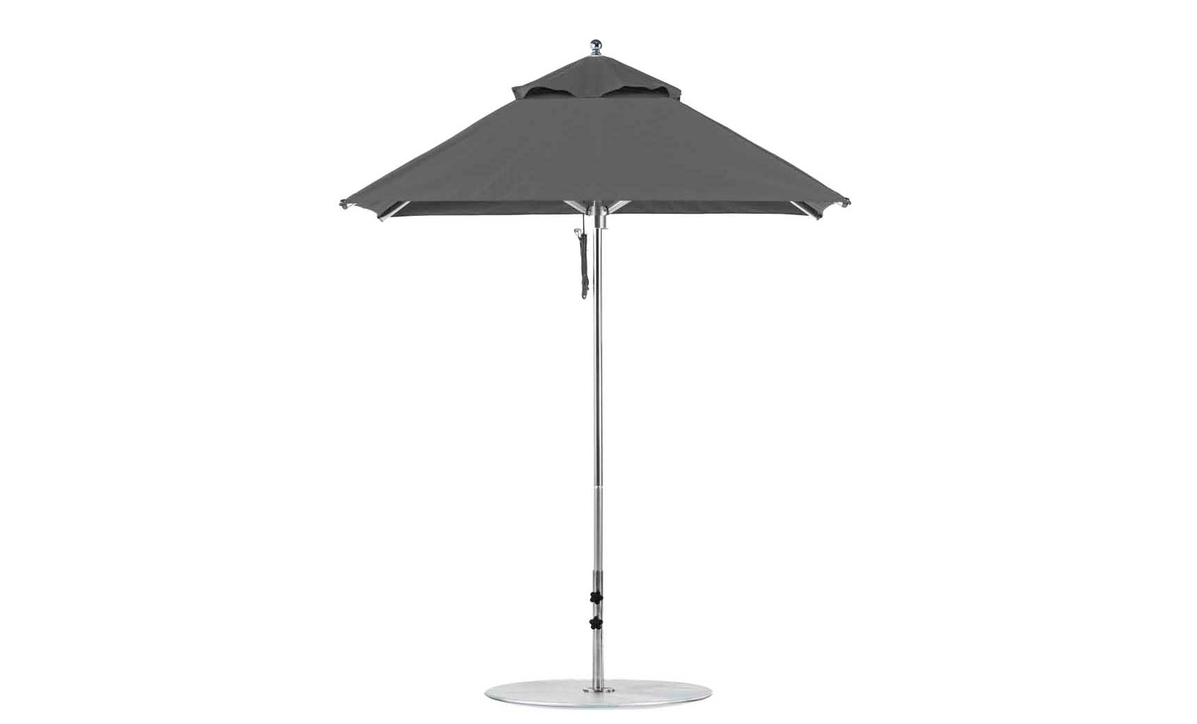 Ledge 6.5' Square Pulley Premier Umbrella