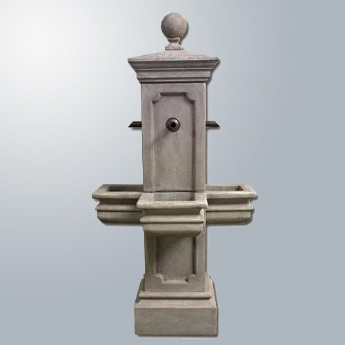Elegant Columnaris Courtyard Fountain with Spout