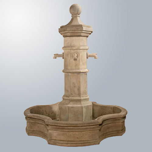 Elegant Octavia Fountain with 70" Monaco Pond - A Stunning Addition to Your Outdoor Space