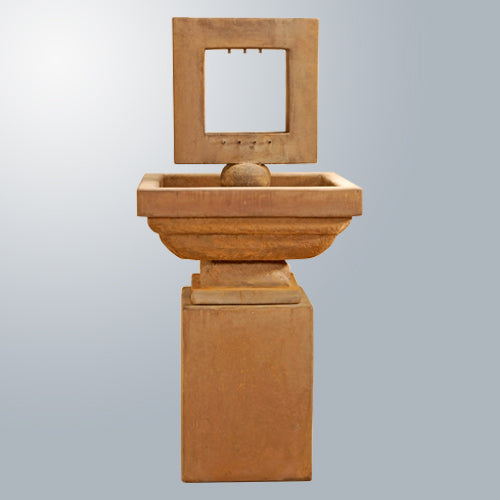 Modern Square Fountain - Elegant and Tall