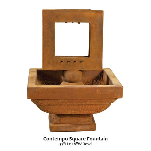 Modern Elegance Square Fountain