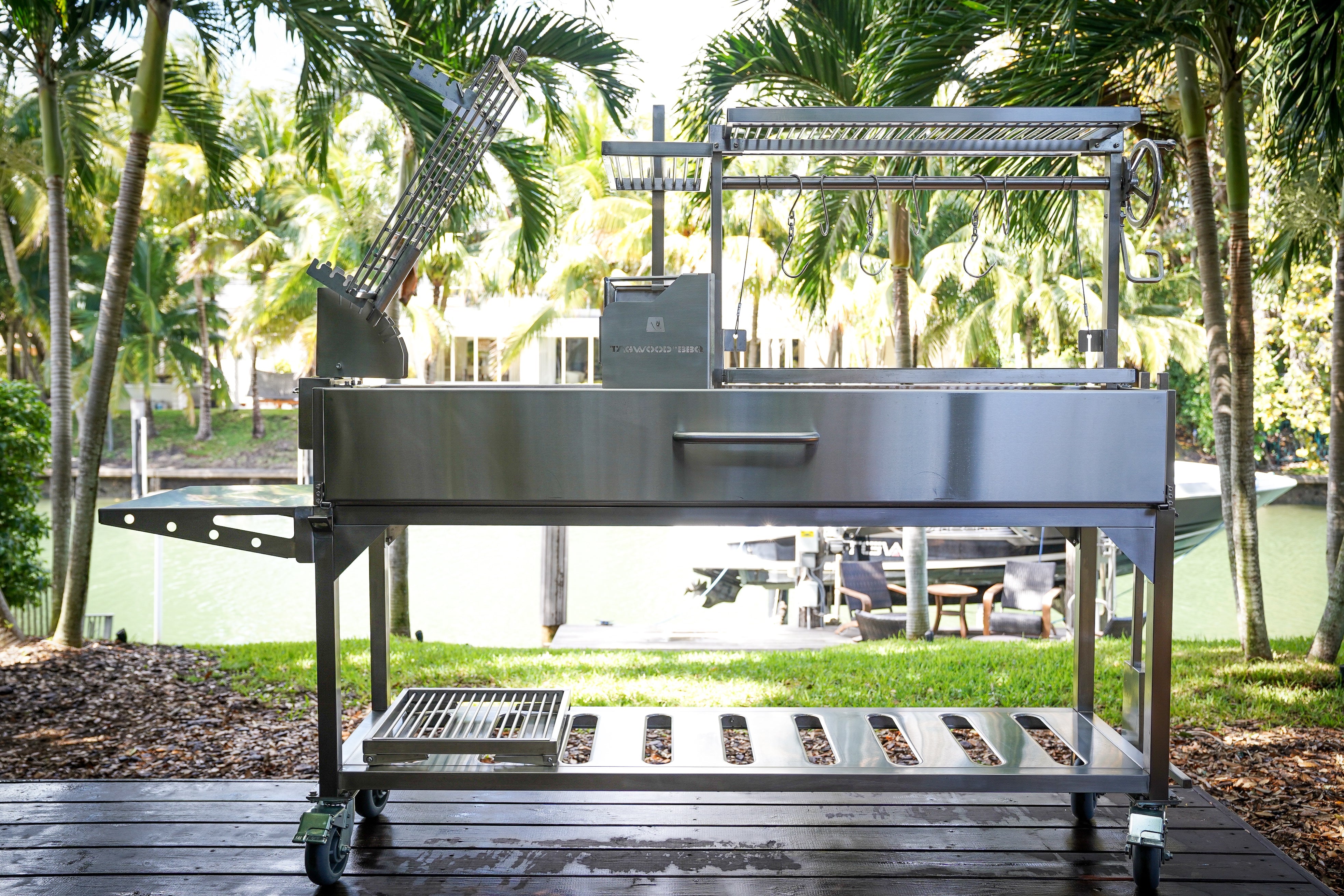 Tagwood BBQ Argentine Santa Maria Wood Fire & Charcoal Gaucho Grill | BBQ06SS --
