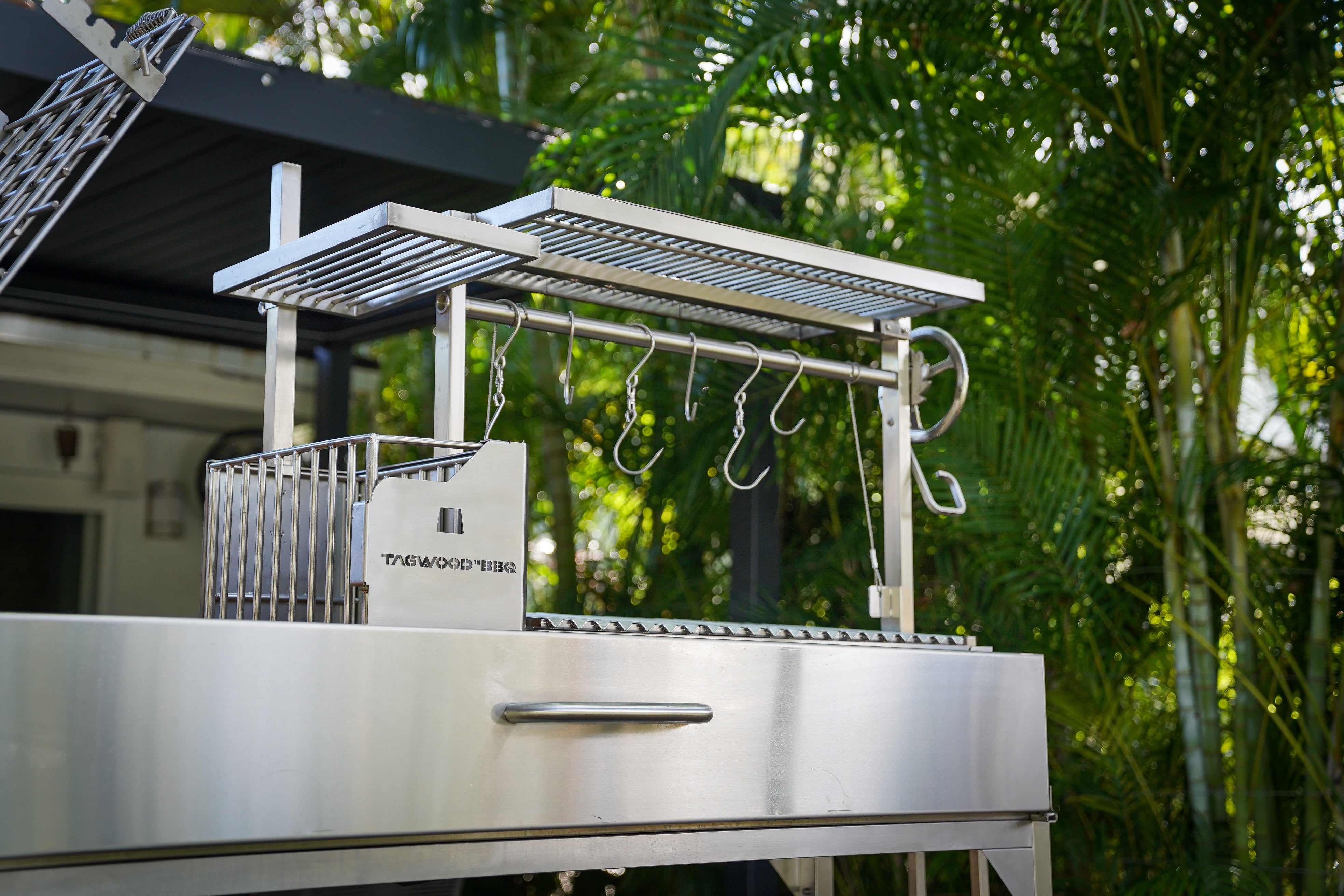 Tagwood BBQ Argentine Santa Maria Wood Fire & Charcoal Gaucho Grill | BBQ06SS --